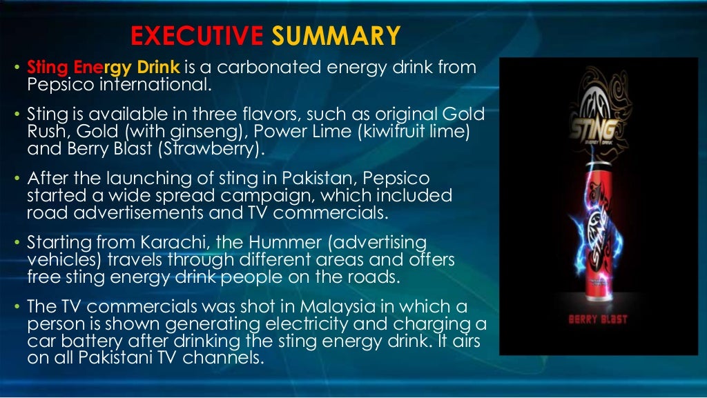 Sting Energy Drink BPR