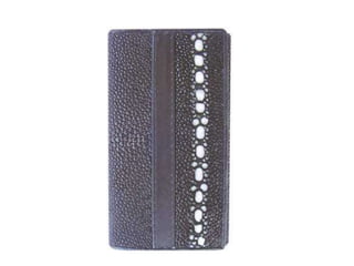 Stingray leather key case r042 a black