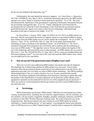 Daniel Rigmaiden Case STINGRAYS: The Most Common Surveillance Tool the Government Won't Tell ...