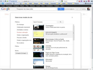 Lino OliveiraAplicações e Práticas Web 2.0 na Biblioteca Escolar - PGGBE
11
 