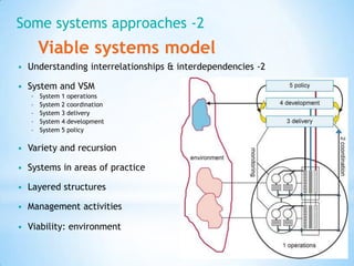 Systems Thinking in Practice - an Open University showcase | PPTX