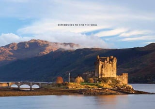 EXPERIENCES TO STIR THE SOUL




EXPERIENCES TO STIR THE SOUL
 