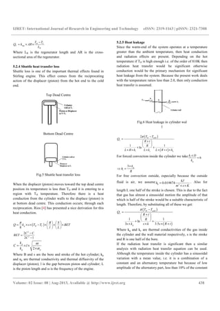 Schmidt Analysis Stirling engine performance prediction using schmidt | PDF