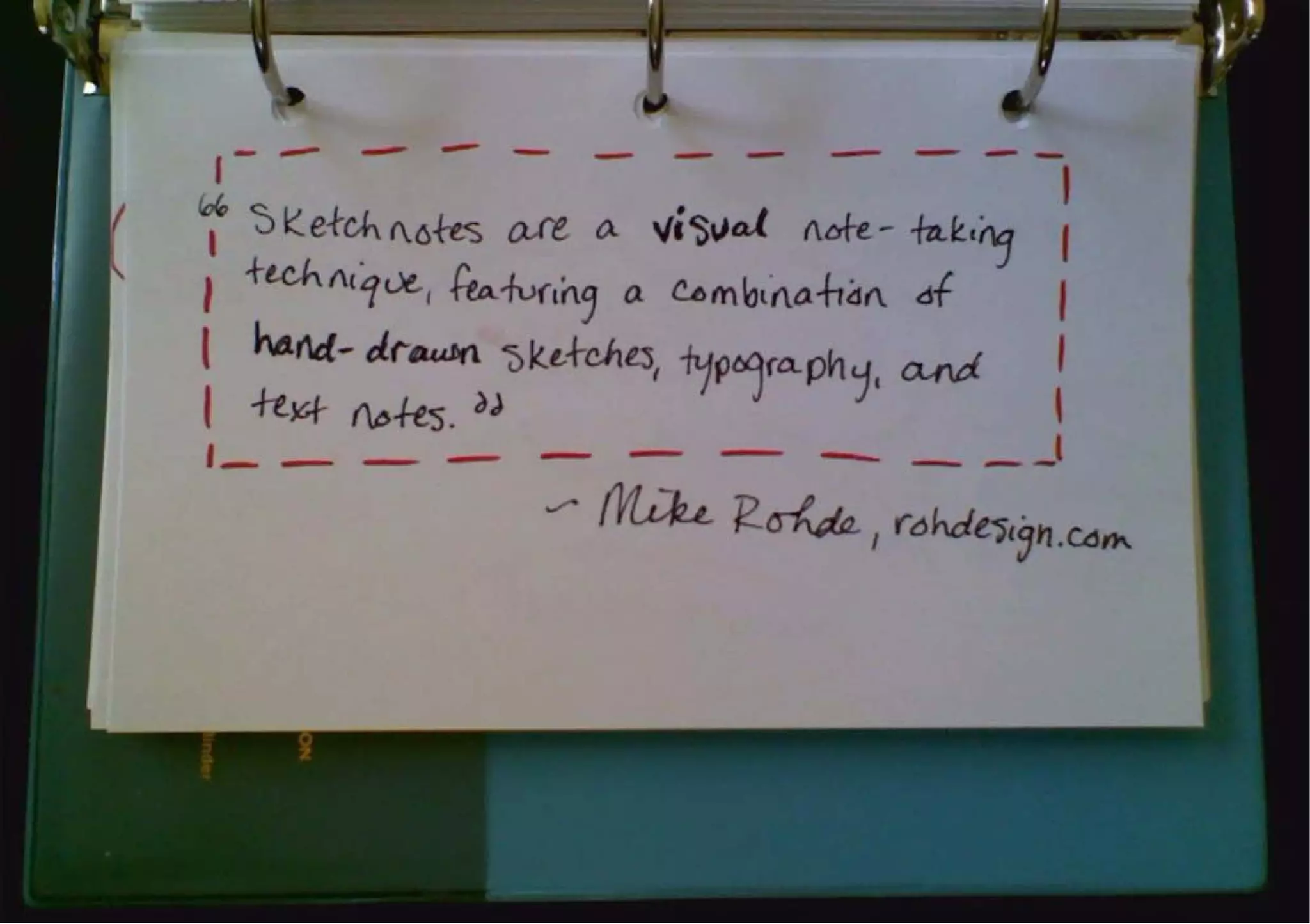 Sketchnotes for Developers (i.e. Everyone)