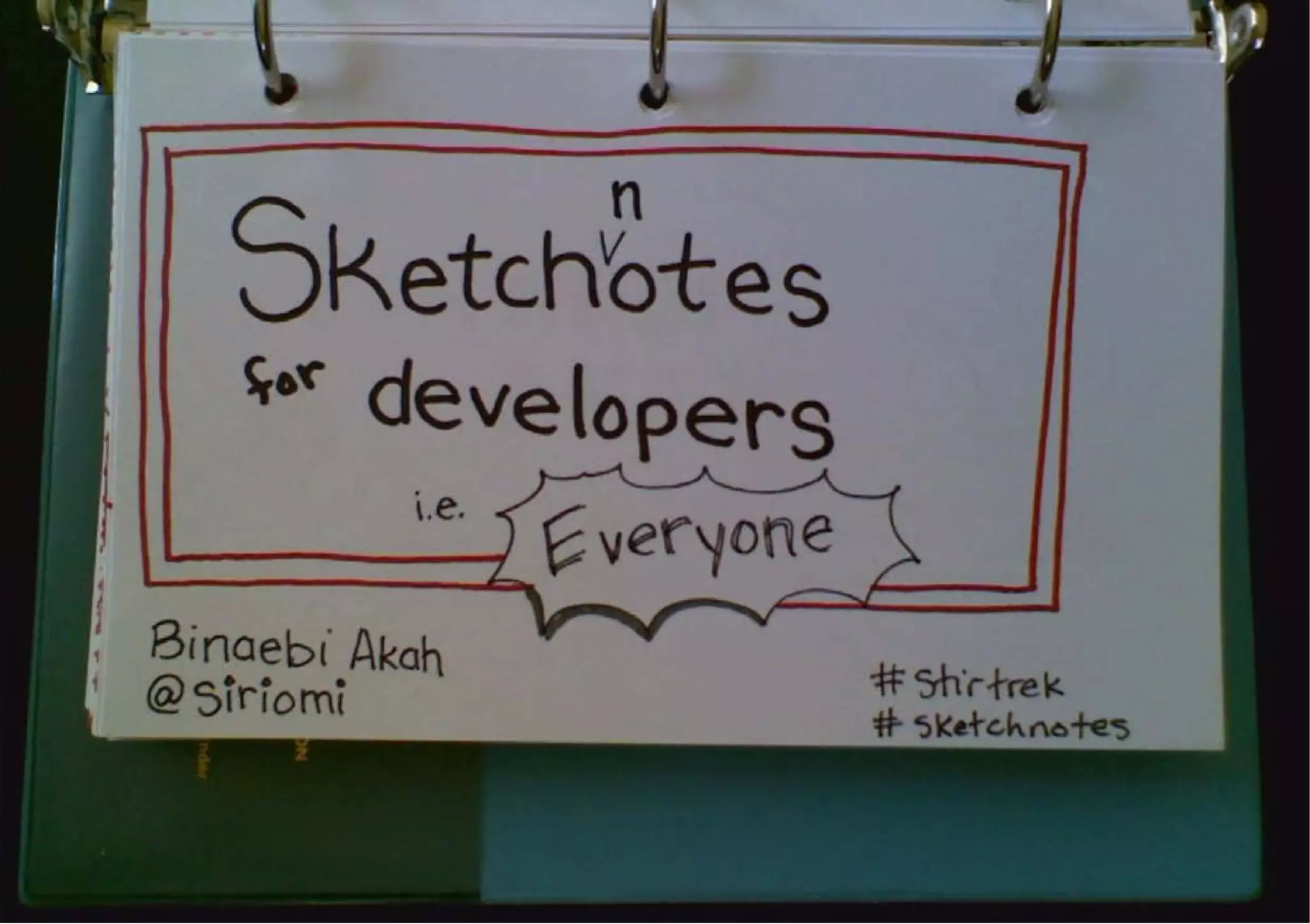 Sketchnotes for Developers (i.e. Everyone)