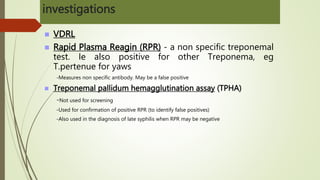 False Postive Rpr Sexually Transmitted Infection in Palliative Care | PPTX