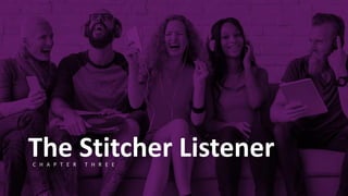The Stitcher Listener
C H A P T E R T H R E E
00
 