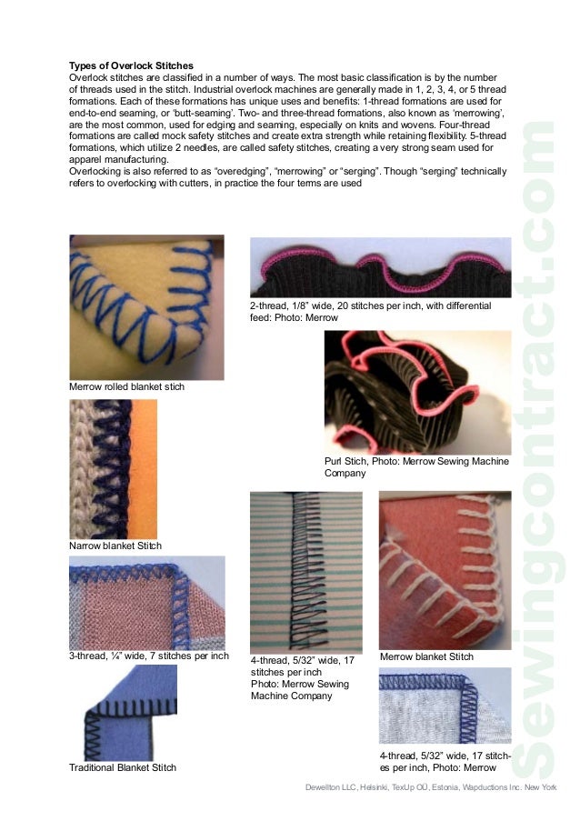 Stitch Classification