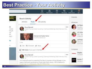 22
Best Practice - Your Activity
 