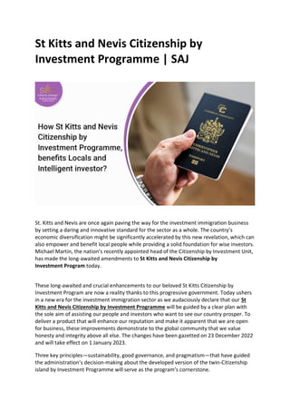 St Kitts and Nevis Citizenship by Investment Programme.pdf