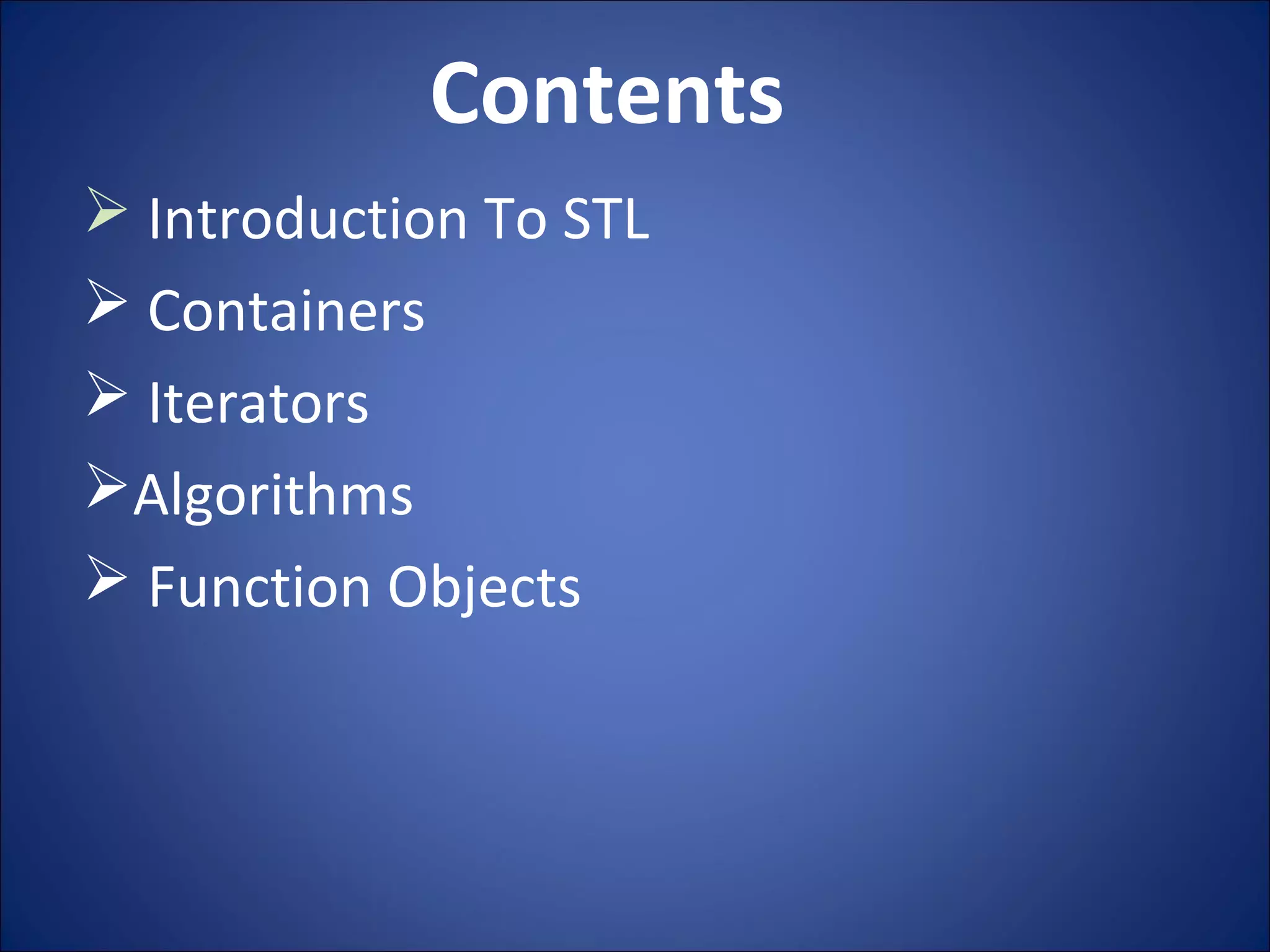 standard template library(STL) in C++ | PPT