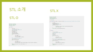 STL 소개
STL O
STL X
 