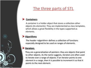 STL ALGORITHMS | PPT