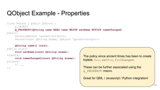 Observer pattern with Stl, boost and qt | PPT | Free Download