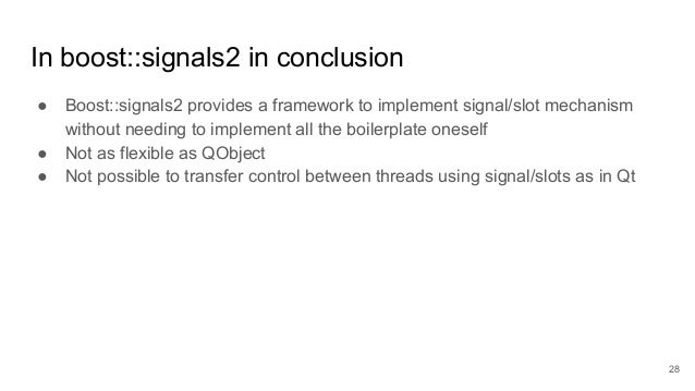 Qt signals and slots tutorial Qt signals and slots tutorial
