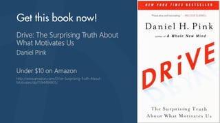 Drive: The Surprising Truth About
What Motivates Us
Daniel Pink
Under $10 on Amazon
http://www.amazon.com/Drive-Surprising-Truth-AboutMotivates/dp/1594484805/

 