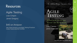 Agile Testing
Lisa Crispin
Janet Gregory

$40 on Amazon
http://www.amazon.com/Agile-Testing-PracticalGuide-Testers/dp/0321534468

 