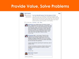 Provide Value, Solve Problems 