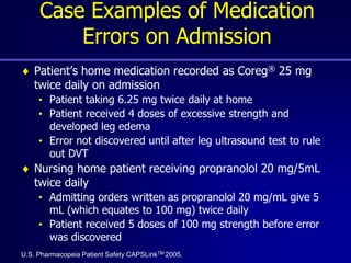 Transitions of Care Medication Safety | PPTX