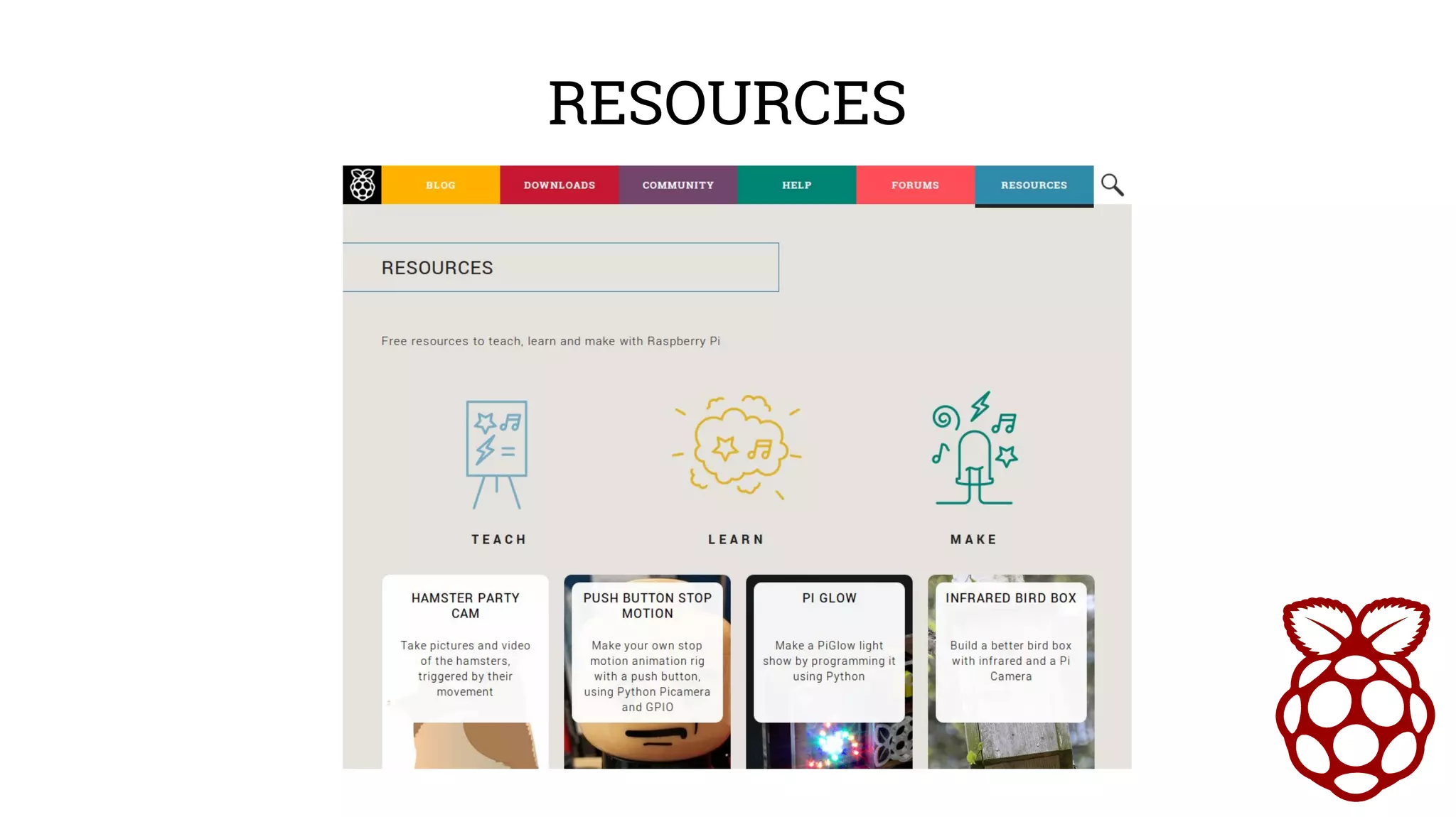 RESOURCES 
 