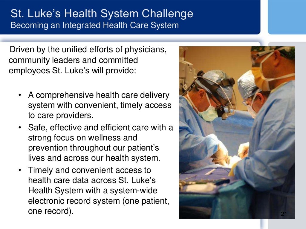 St Lukes Health System Overview