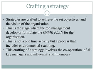 Strategic Management process | PPTX