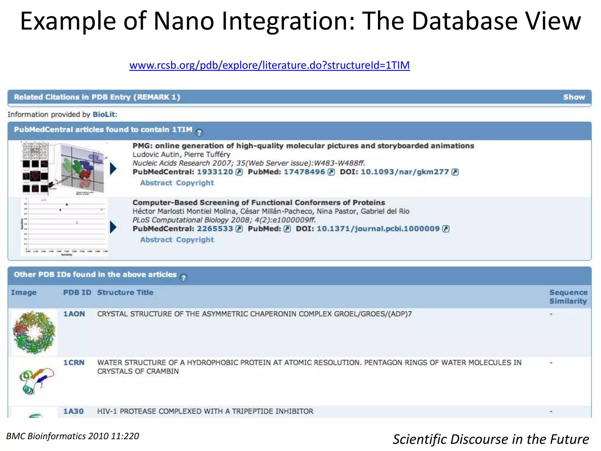 Add personal structure annotationsScientific Discourse in the Future