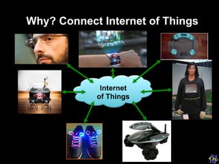 Why? Connect Internet of Things
Internet
of Things
 