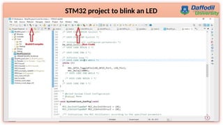 10
STM32 project to blink an LED
 