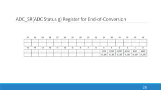 ADC_SR(ADC Status g) Register for End-of-Conversion
26
 