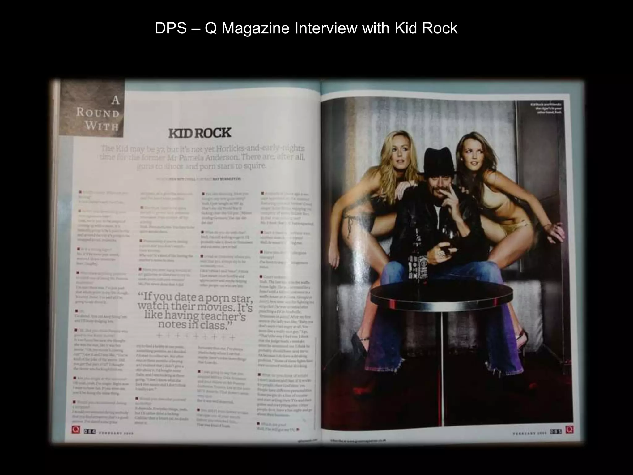          DPS – Q Magazine Interview with Kid Rock