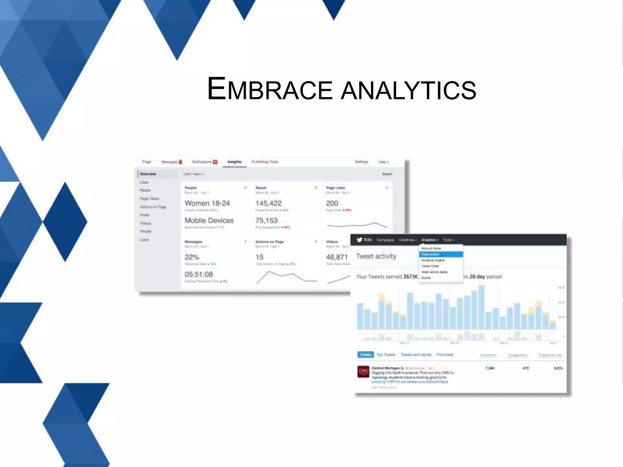 EMBRACE ANALYTICS
 