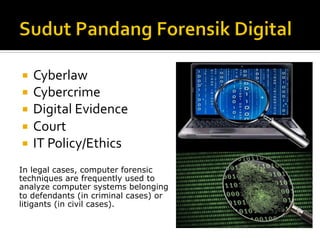 Pengenalan Forensik Digital | PDF