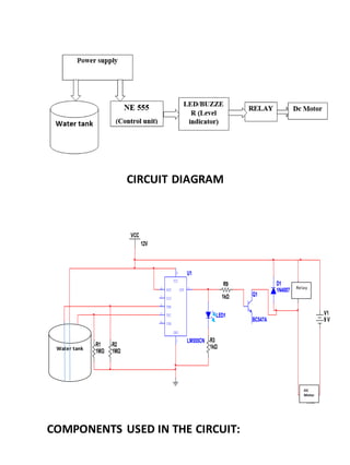 Simple Automatic Water Level Controller | DOCX