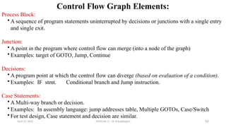 Purpose of testing, Dichotomies, taxonomy of bugs: Flow graphs and Path ...