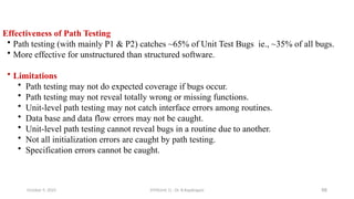 Introduction of ST, Flow graphs and Path testing | PPTX