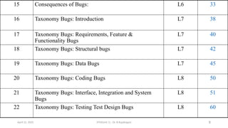 Test Path Classification Flow graphs and Path testing: Basics concepts of path testing ...