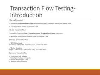 STM_Unit of software testing and management | PPTX