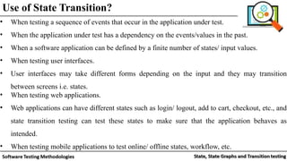 State, State Graphs and Transition testing | PPTX