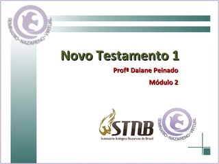 Novo Testamento 1 Profª Daiane Peinado Módulo 2 