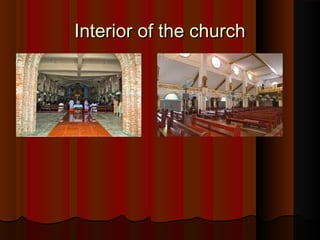 IInntteerriioorr ooff tthhee cchhuurrcchh 
 