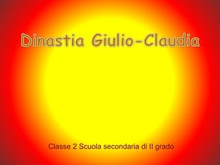 Classe 2 Scuola secondaria di II grado
 