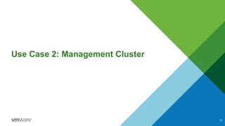 Use Case 2: Management Cluster
12
 