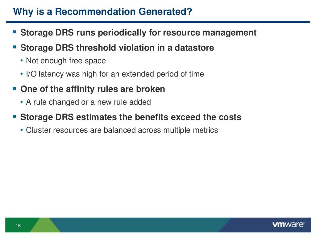 VMworld 2013 Storage DRS Deep Dive and Best Practices to Suit Your