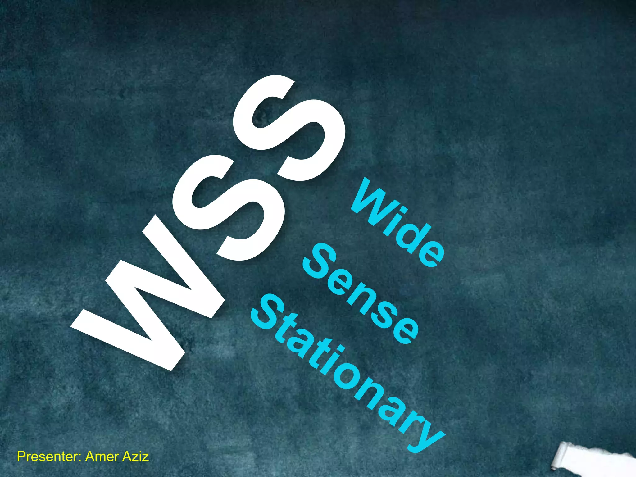 Presenter: Amer Aziz
 