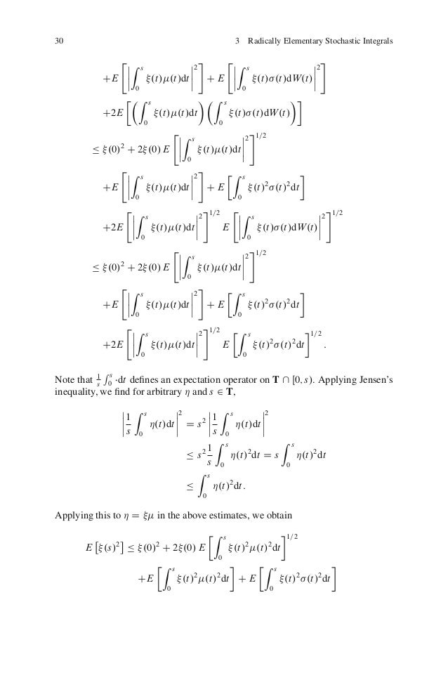 Stochastic Calculus - Stochastic Calculus Youtube : Regular calculus is
