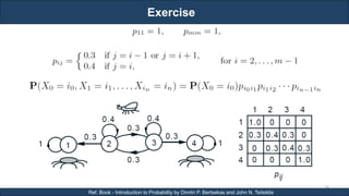 Exercise
RJEs: Remote job entry points
54
Ref. Book - Introduction to Probability by Dimitri P. Bertsekas and John N. Tsitsiklis
 