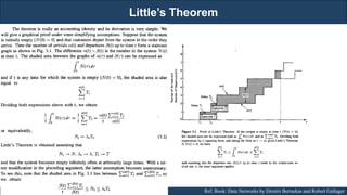 Little’s Theorem
RJEs: Remote job entry points Ref. Book: Data Networks by Dimitri Bertsekas and Robert Gallager
 