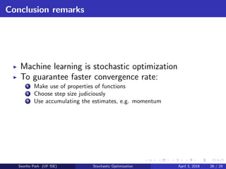 Stochastic optimization from mirror descent to recent algorithms | PPT