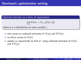Stochastic optimization from mirror descent to recent algorithms | PPT